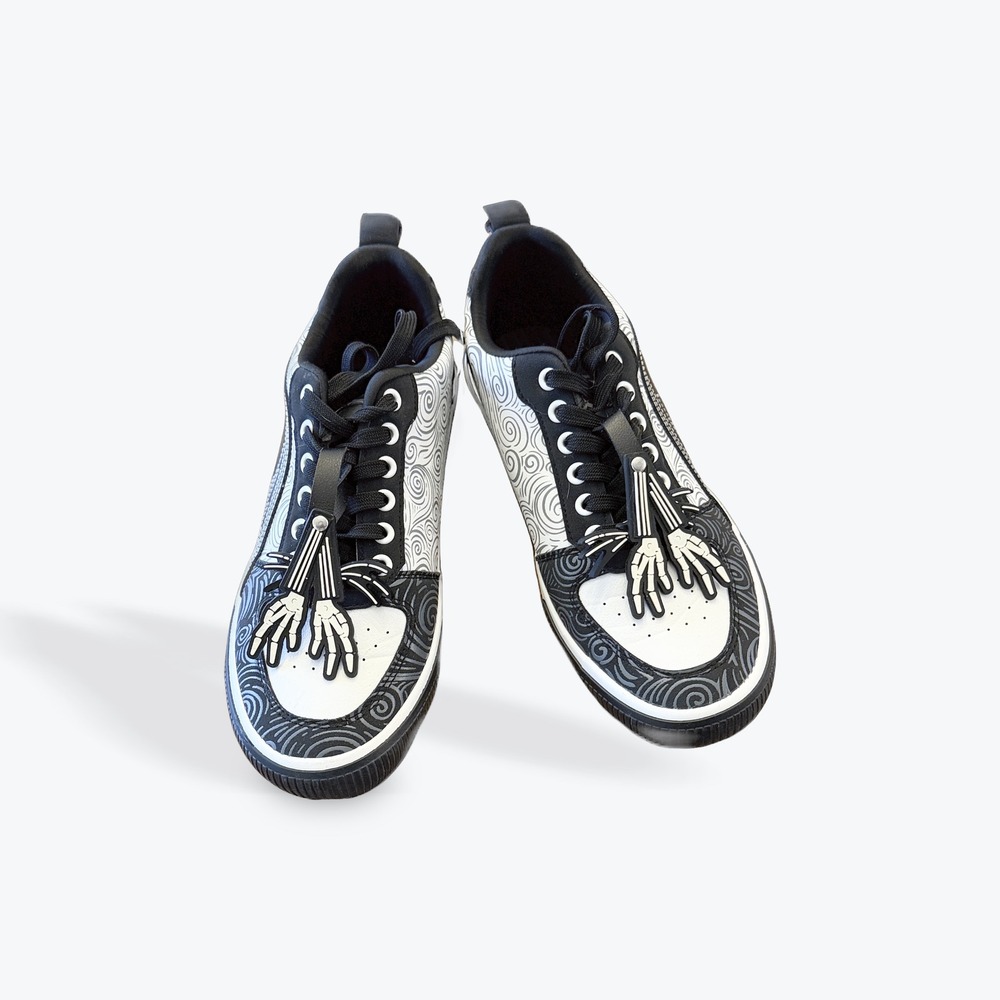Ground Up Nightmare Before Christmas Jack Skellington Sneakers Mens9 Black White